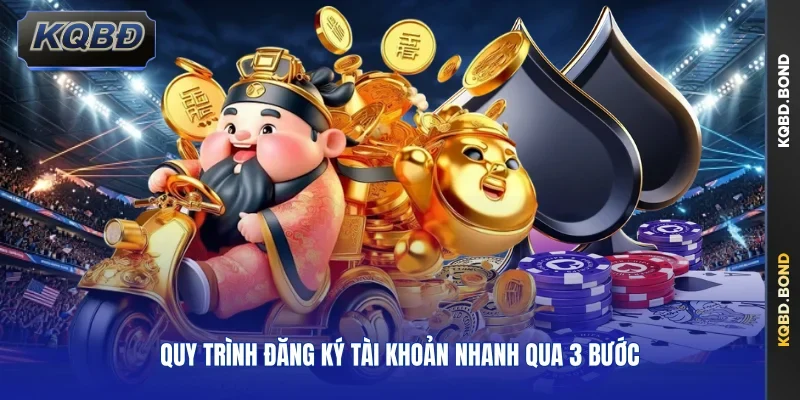 Quy trình đăng ký tài khoản nhanh qua 3 bước